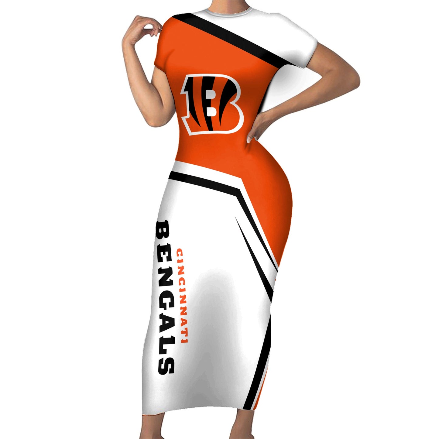 Cincinnati Bengals Bodycon Maxi Dress HA07