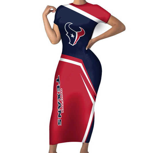 Houston Texans Bodycon Maxi Dress HA13