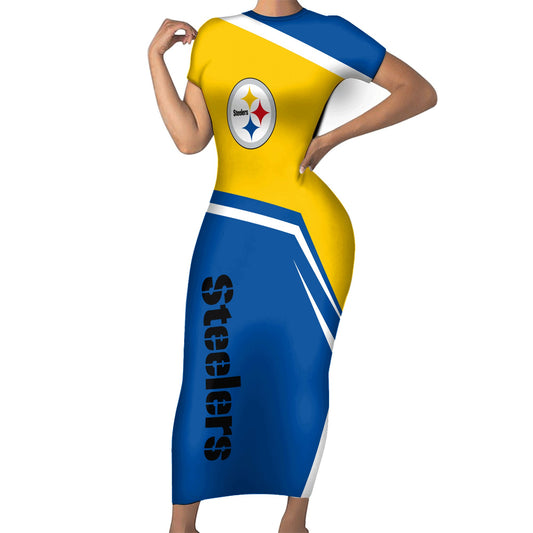 Pittsburgh Steelers Bodycon Maxi Dress HA27