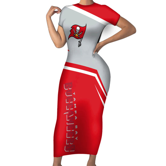 Tampa Bay Buccaneers Bodycon Maxi Dress HA30
