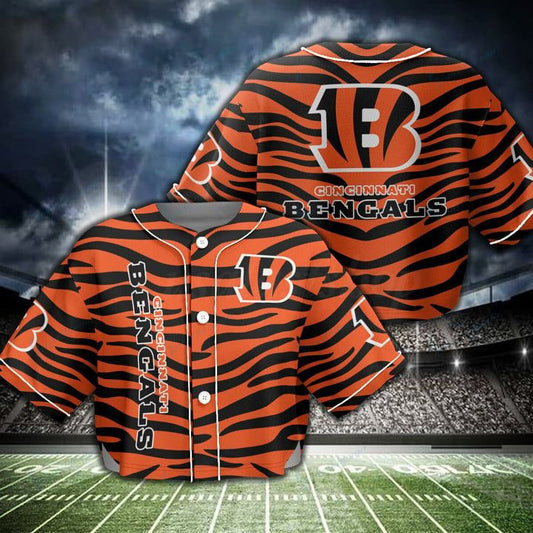 Cincinnati Bengals Women Crop Top Baseball Jersey New Trending 2025 AZHACTBJ000001
