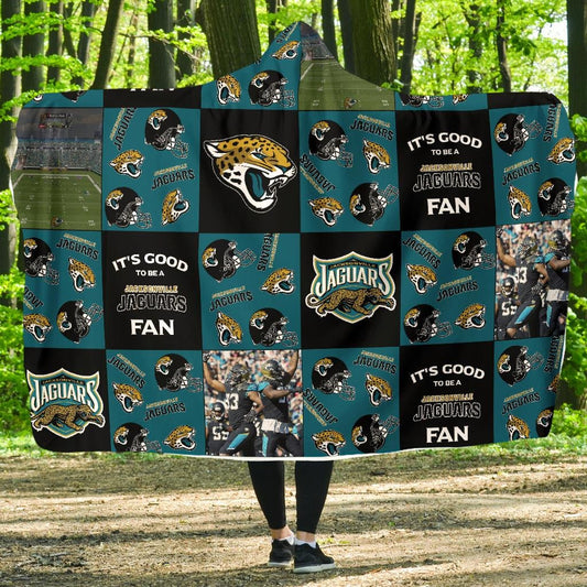 Jacksonville Jaguars Customized Hooded Blanket HA15
