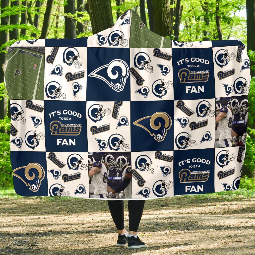 Los Angeles Rams Customized Hooded Blanket HA19
