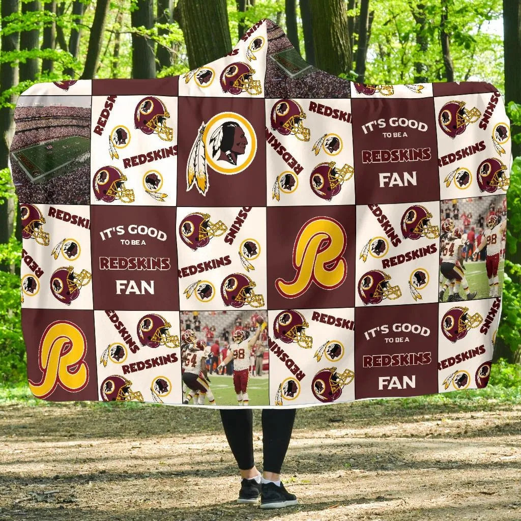 Washington Commanders Customized Hooded Blanket HA21