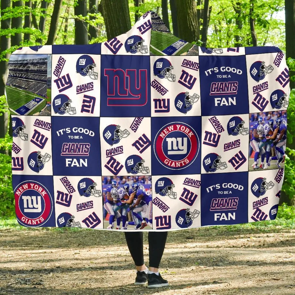 New York Giants Customized Hooded Blanket HA24