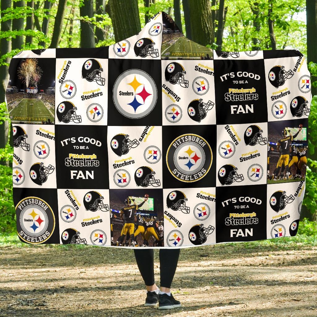 Pittsburgh Steelers Customized Hooded Blanket HA27