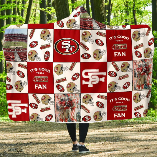 San Francisco 49ers Customized Hooded Blanket HA28