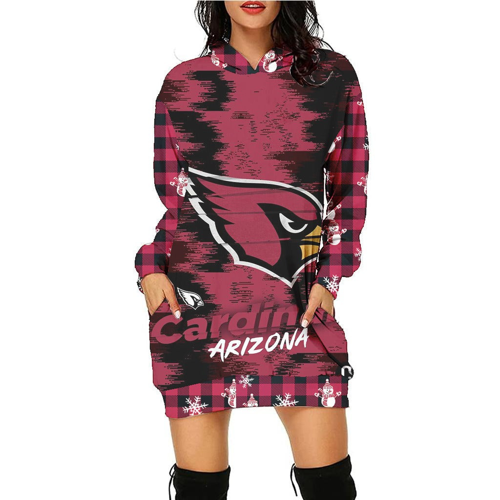 Arizona Cardinals Hoodie Dress Christmas HA01