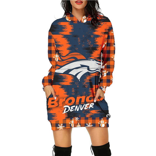 Denver Broncos Hoodie Dress Christmas HA10
