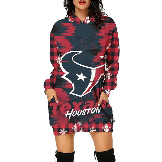 Houston Texans Hoodie Dress Christmas HA13