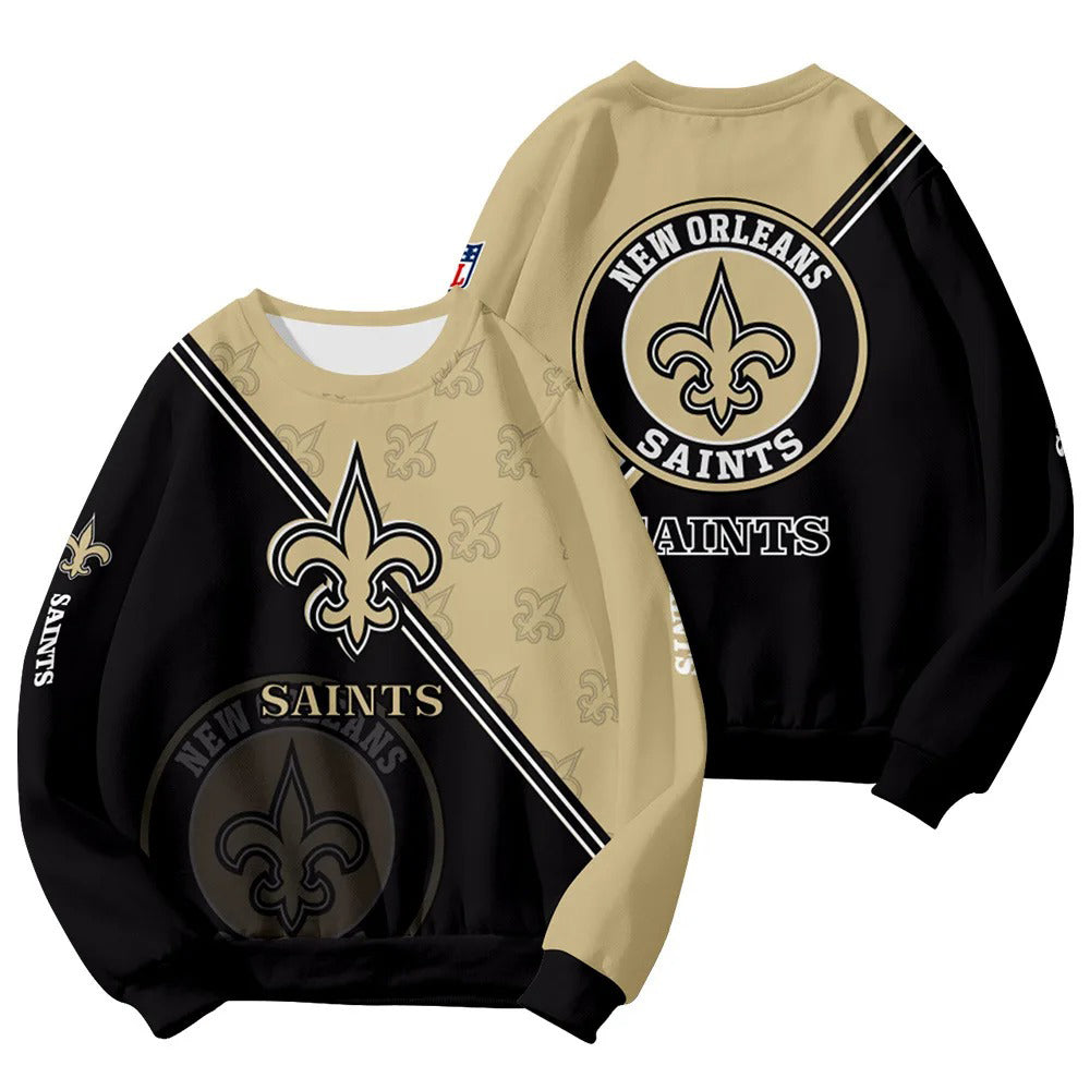New Orleans Saints Customized Round Neck Sweatshirt HA06