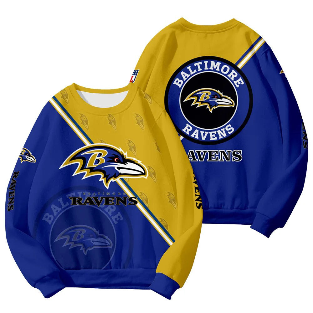 Baltimore Ravens Customized Round Neck Sweatshirt HA09