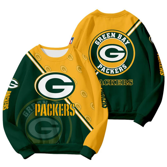 Green Bay Packers Customized Round Neck Sweatshirt HA18