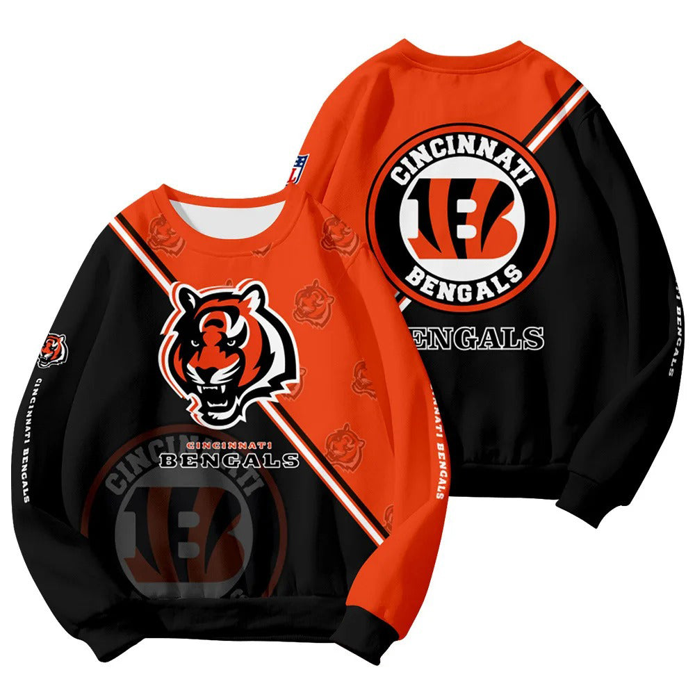 Cincinnati Bengals Customized Round Neck Sweatshirt HA24