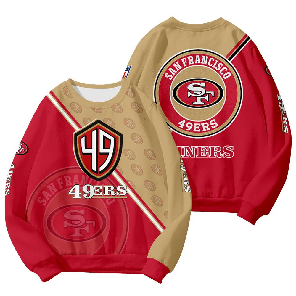 San Francisco 49ers Customized Round Neck Sweatshirt HA26