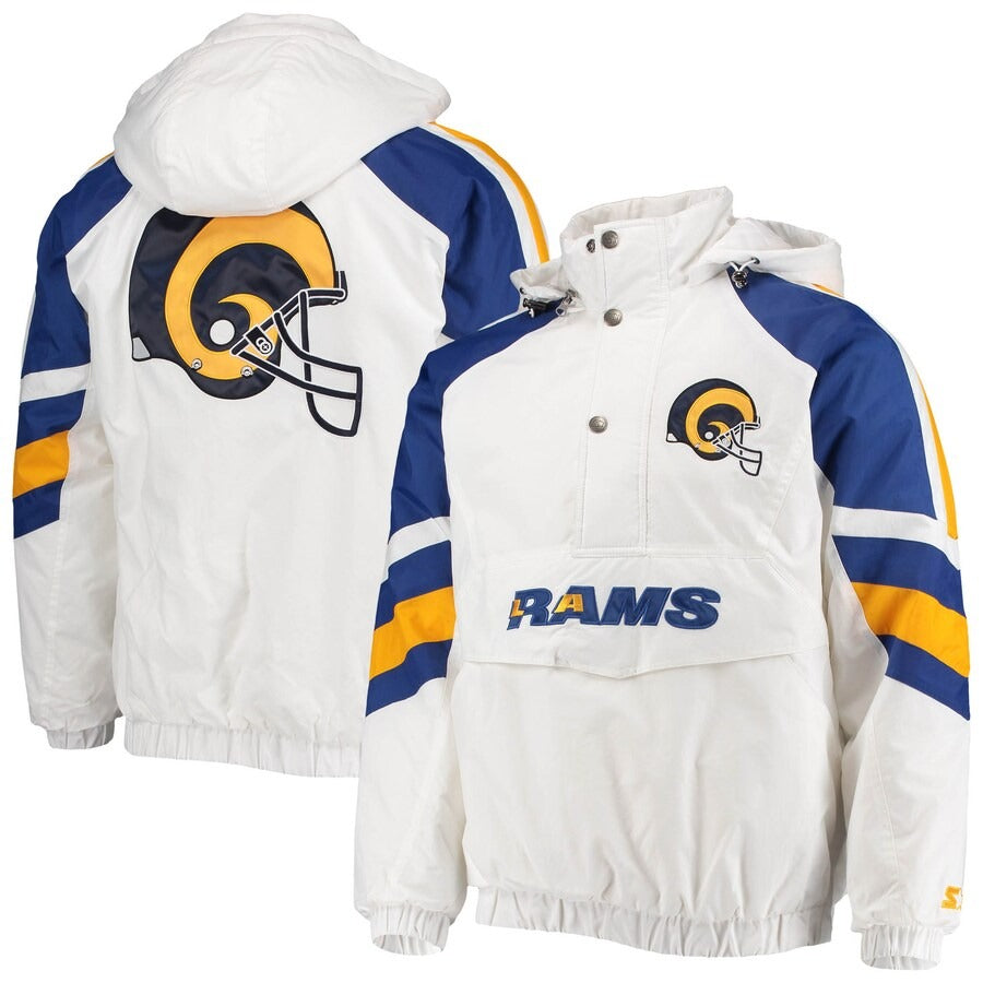 Los Angeles Rams High Quality 2025 Trend Varsity Baseball Jersey Jacket AZHAVBJS000011