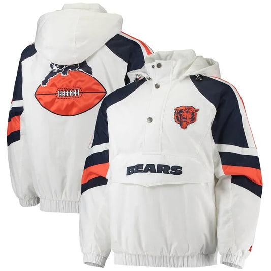 Chicago Bears High Quality 2025 Trend Varsity Baseball Jersey Jacket AZHAVBJS000014