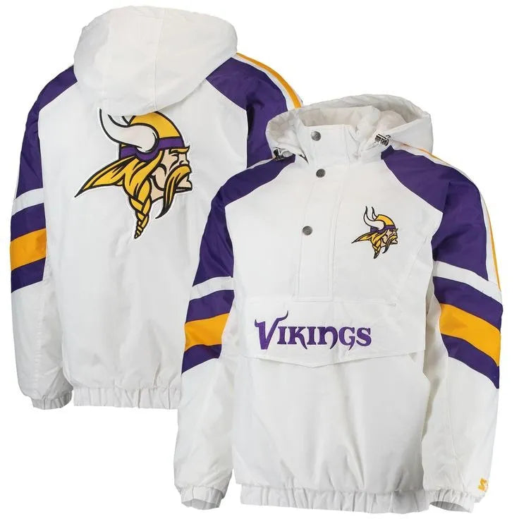 Minnesota Vikings High Quality 2025 Trend Varsity Baseball Jersey Jacket AZHAVBJS000032