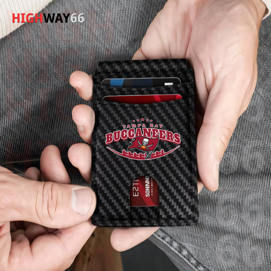 Tampa Bay Buccaneers Leather Card Holder Trending 2025 Farther’s Day AZHG2DCH000030