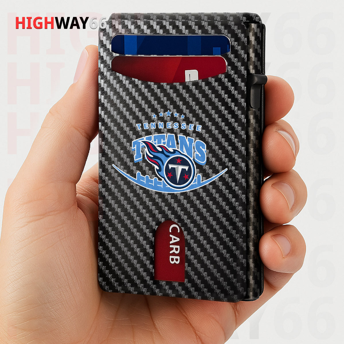Tennessee Titans Leather Card Holder Trending 2025 Farther’s Day AZHG2DCH000031