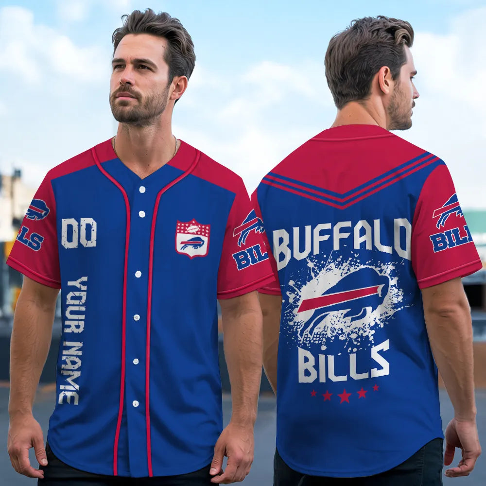 Buffalo Bills Baseball Jersey New Collection NFL AZHGBJS000004