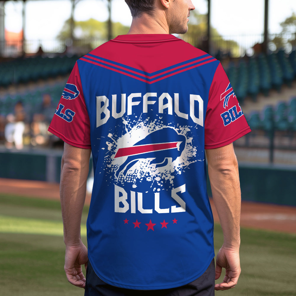 Buffalo Bills Baseball Jersey New Collection NFL AZHGBJS000004