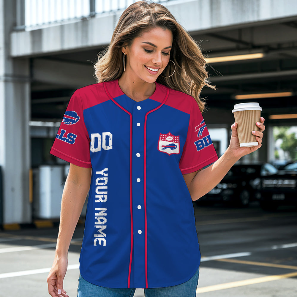 Buffalo Bills Baseball Jersey New Collection NFL AZHGBJS000004