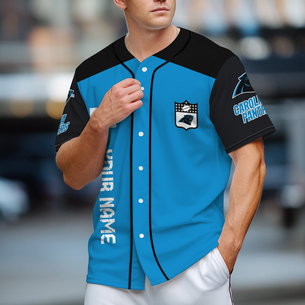 Carolina Panthers Baseball Jersey New Collection NFL AZHGBJS000005
