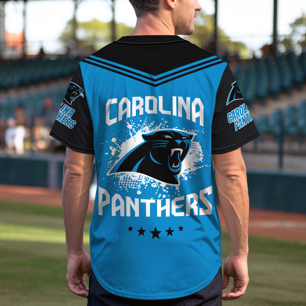 Carolina Panthers Baseball Jersey New Collection NFL AZHGBJS000005