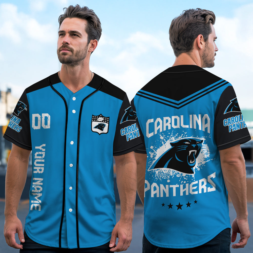 Carolina Panthers Baseball Jersey New Collection NFL AZHGBJS000005