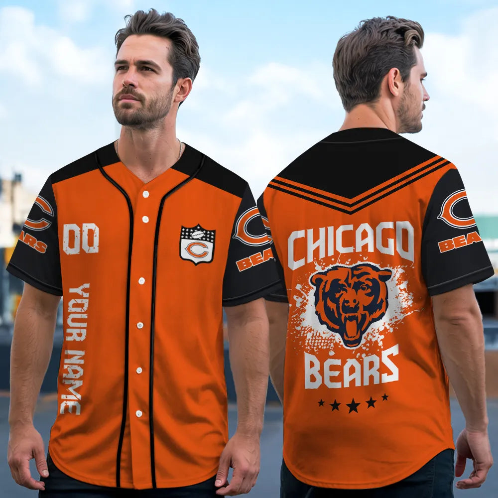 Chicago Bears Baseball Jersey New Collection NFL AZHGBJS000006