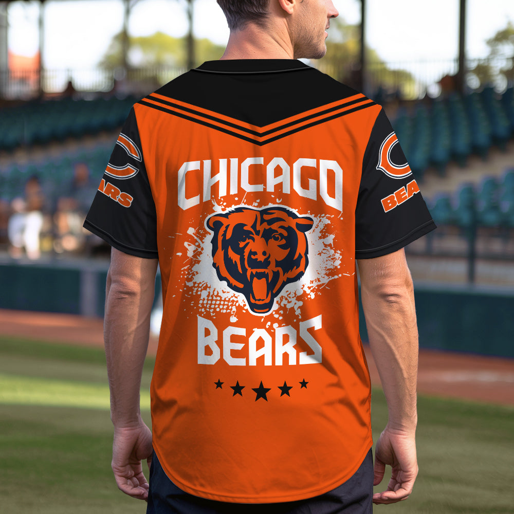 Chicago Bears Baseball Jersey New Collection NFL AZHGBJS000006
