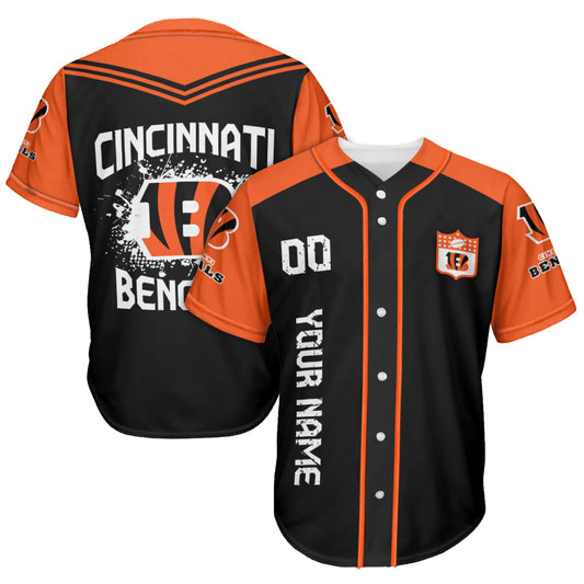 Cincinnati Bengals Baseball Jersey New Collection NFL AZHGBJS000007
