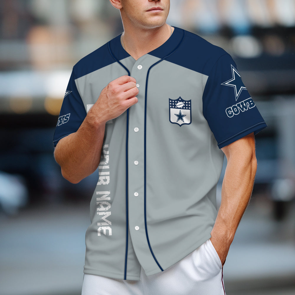 Dallas Cowboys Baseball Jersey New Collection NFL AZHGBJS000009