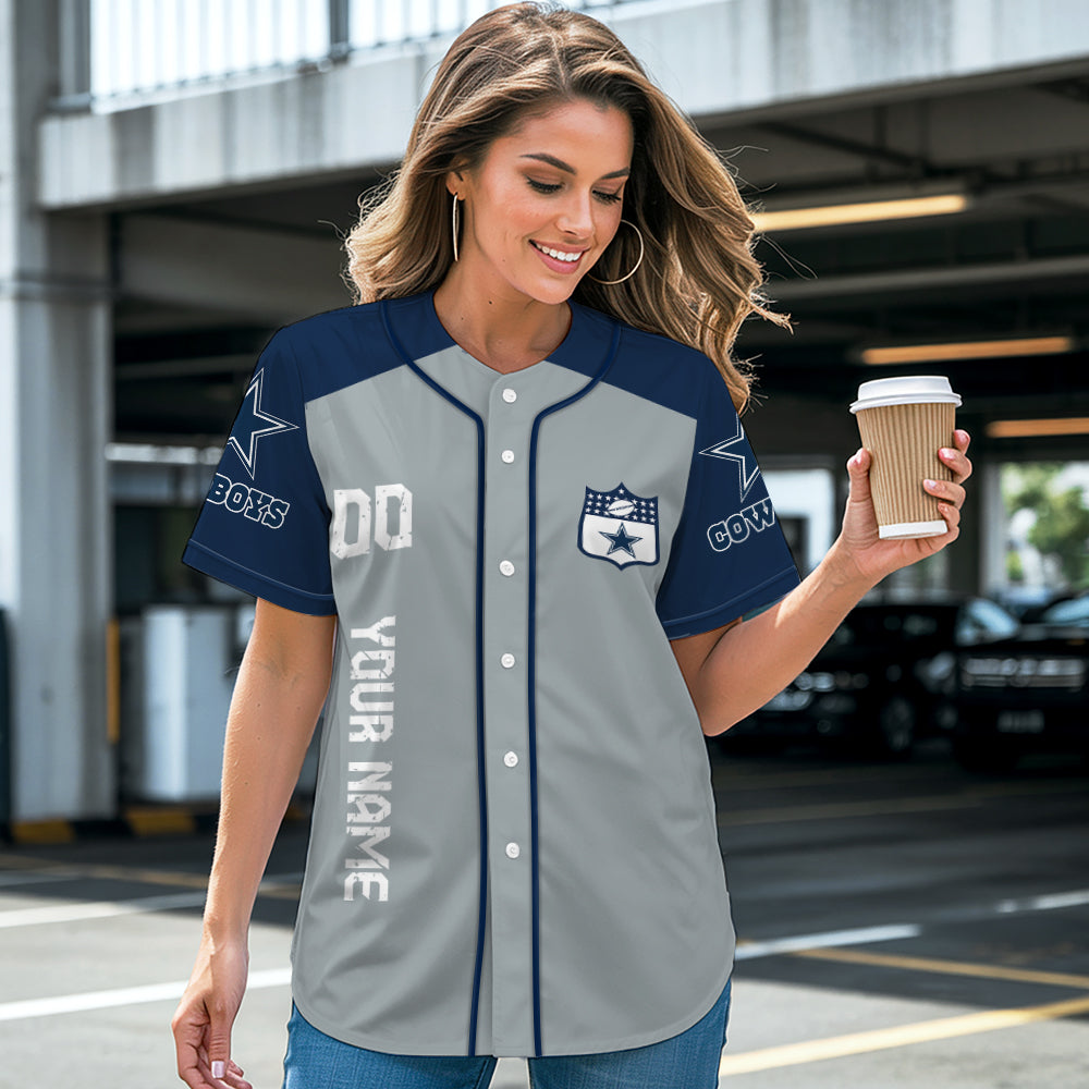 Dallas Cowboys Baseball Jersey New Collection NFL AZHGBJS000009