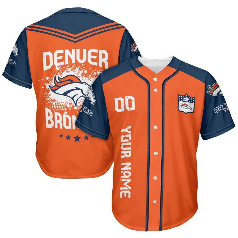 Denver Broncos Baseball Jersey New Collection NFL AZHGBJS000010