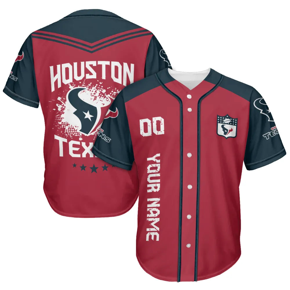 Houston Texans Baseball Jersey New Collection NFL AZHGBJS000013