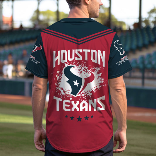 Houston Texans Baseball Jersey New Collection NFL AZHGBJS000013