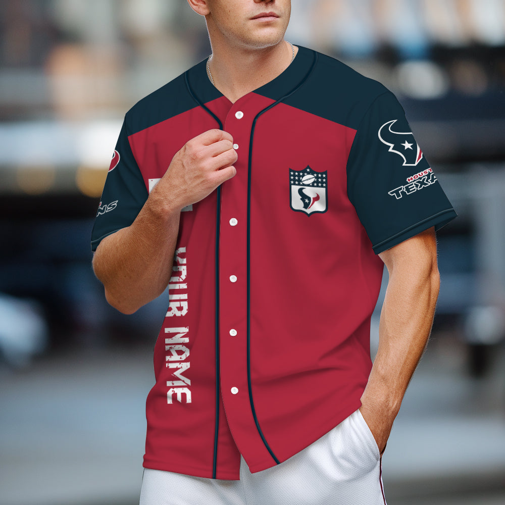 Houston Texans Baseball Jersey New Collection NFL AZHGBJS000013