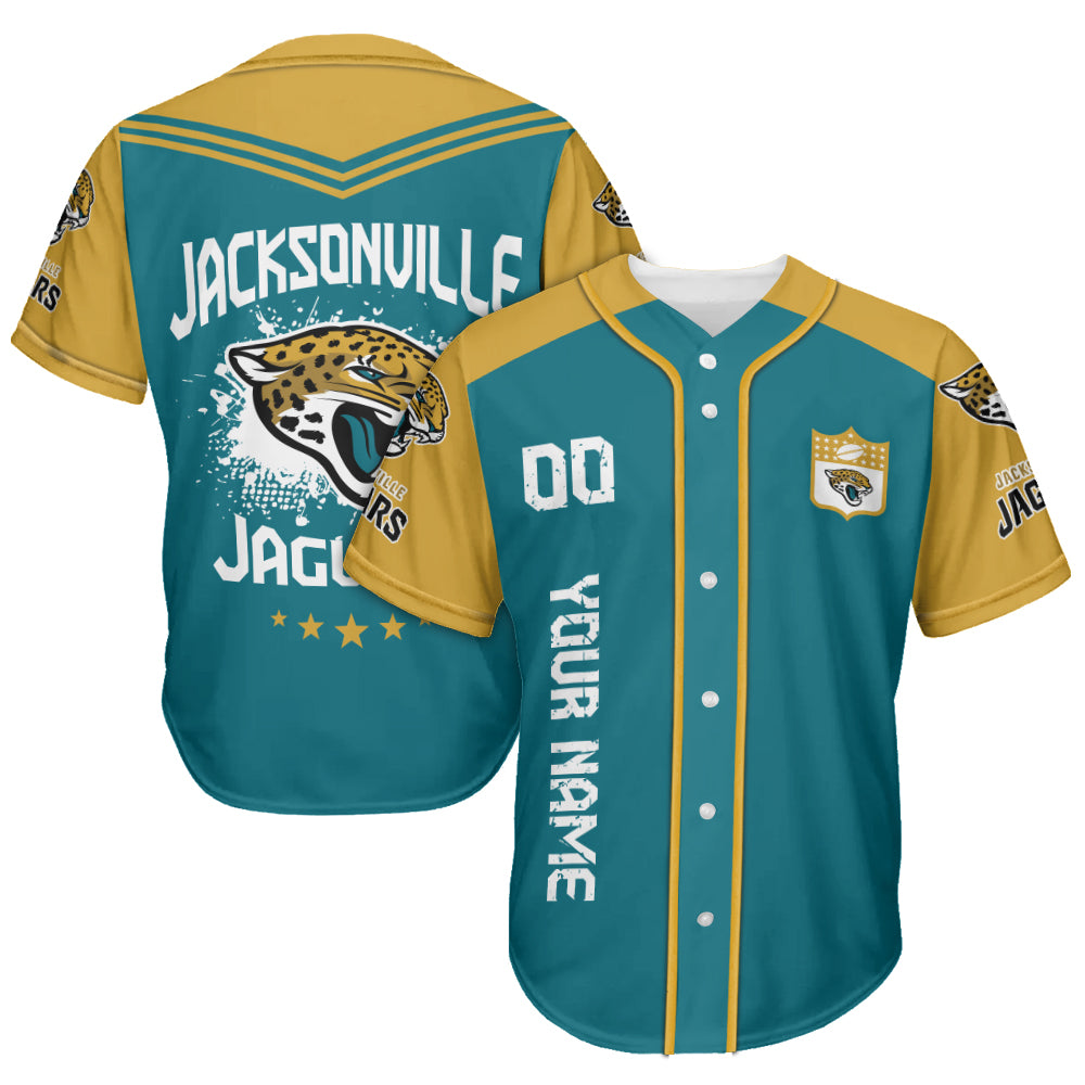 Jacksonville Jaguars Baseball Jersey New Collection NFL AZHGBJS000015
