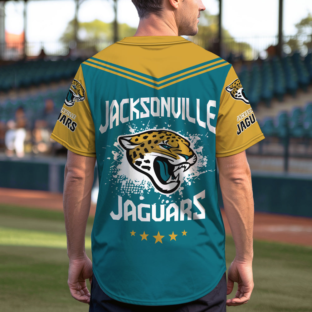 Jacksonville Jaguars Baseball Jersey New Collection NFL AZHGBJS000015