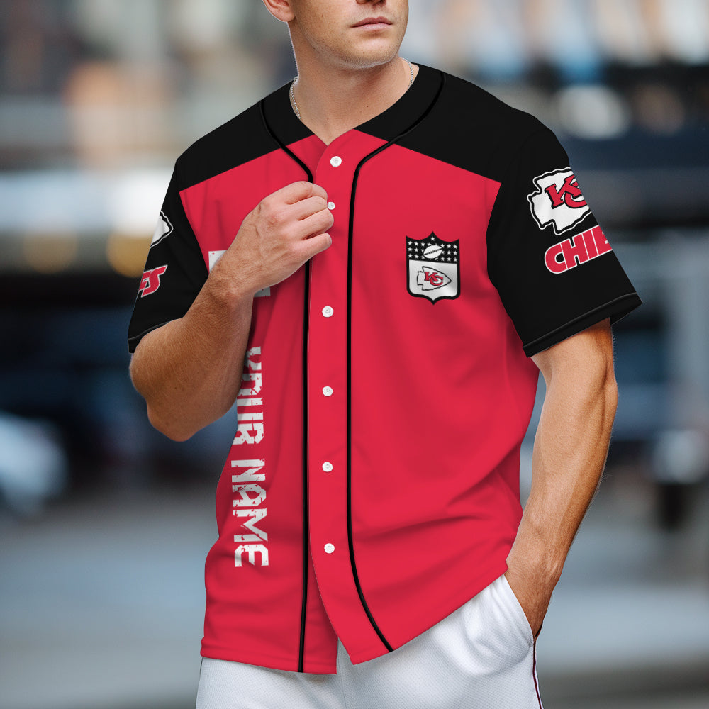 Kansas City Chiefs Baseball Jersey New Collection NFL AZHGBJS000016