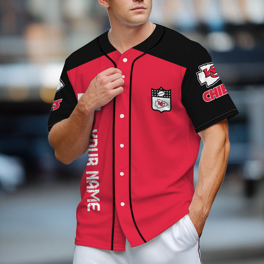 Kansas City Chiefs Baseball Jersey New Collection NFL AZHGBJS000016