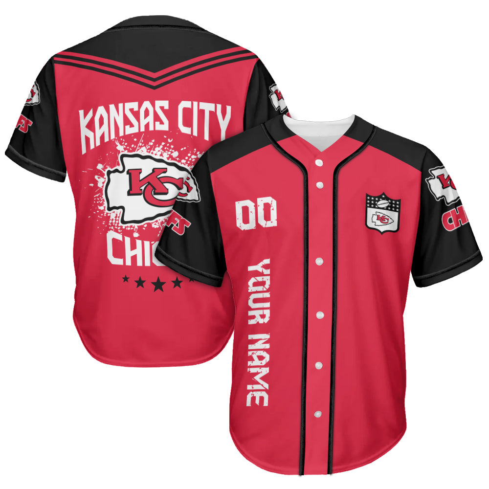 Kansas City Chiefs Baseball Jersey New Collection NFL AZHGBJS000016
