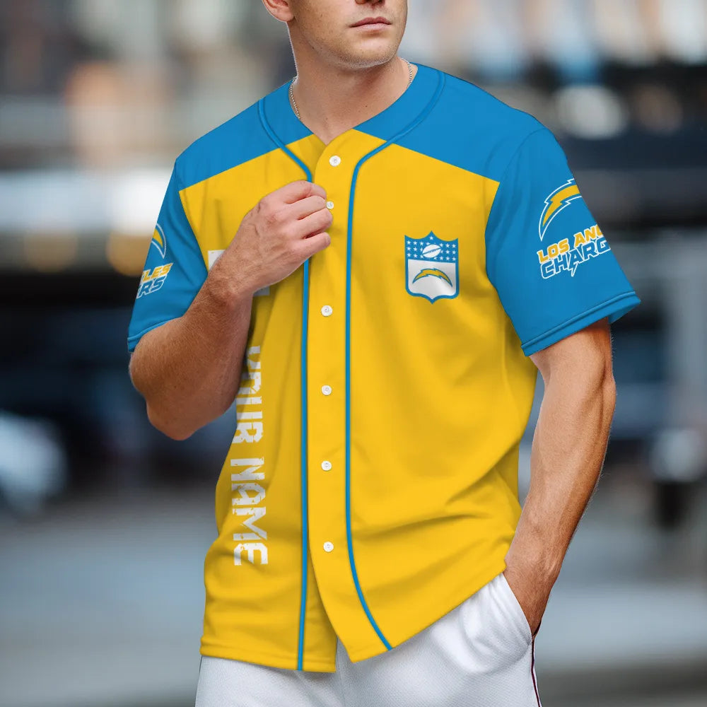 Los Angeles Chargers Baseball Jersey New Collection NFL AZHGBJS000018