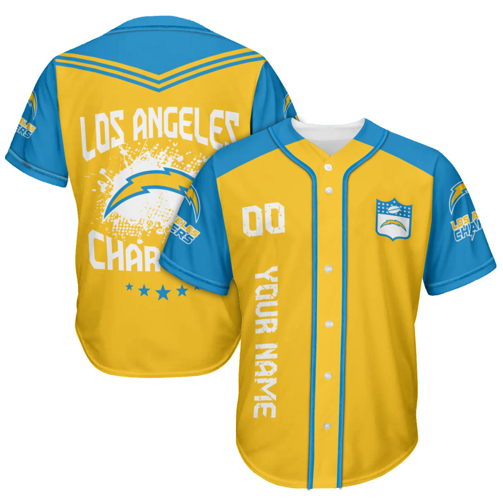 Los Angeles Chargers Baseball Jersey New Collection NFL AZHGBJS000018