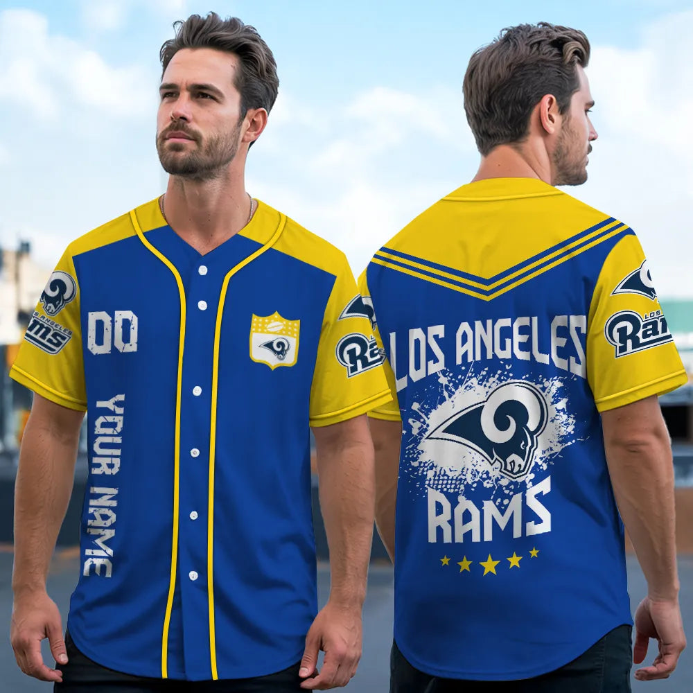 Los Angeles Rams Baseball Jersey New Collection NFL AZHGBJS000019