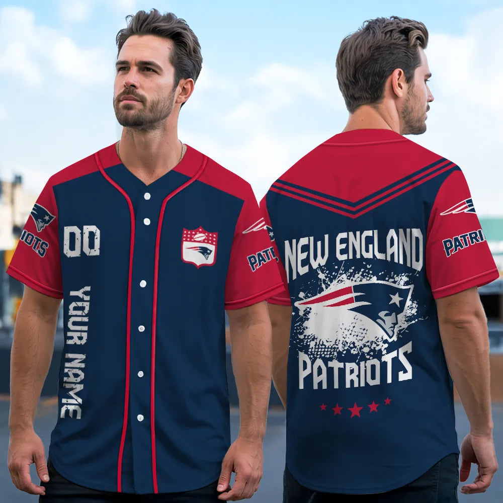 New England Patriots Baseball Jersey New Collection NFL AZHGBJS000022