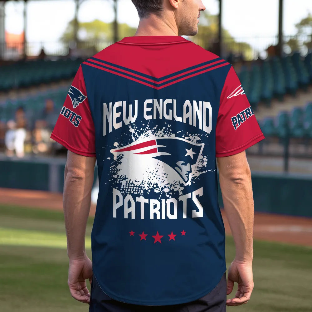 New England Patriots Baseball Jersey New Collection NFL AZHGBJS000022