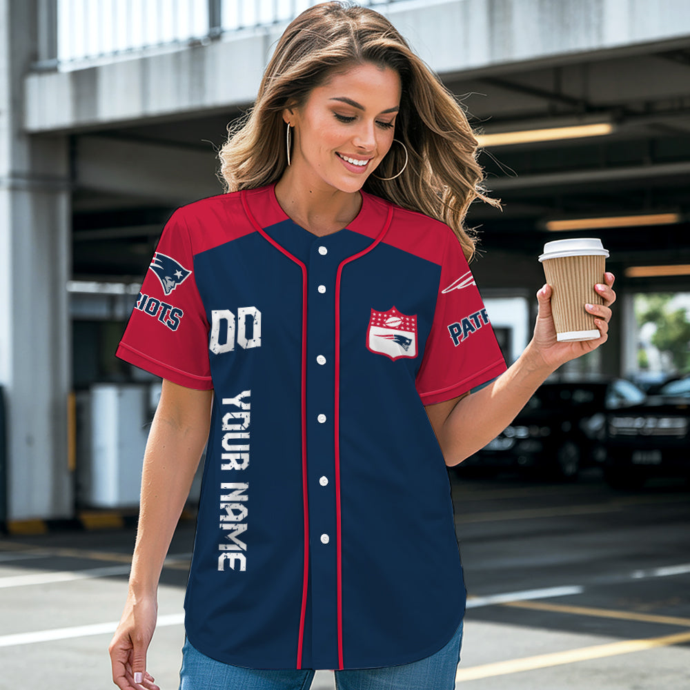 New England Patriots Baseball Jersey New Collection NFL AZHGBJS000022